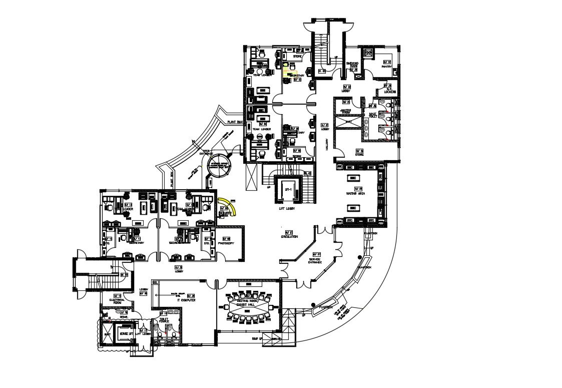 commercial building plans dwg free download