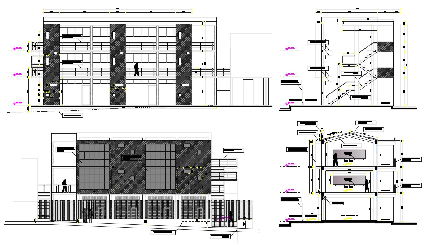 Restaurant Elevation With Layout Plan In Autocad File Vrogue Co