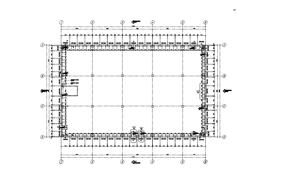 Commercial Building Floor Plan Free CAD File - Cadbull