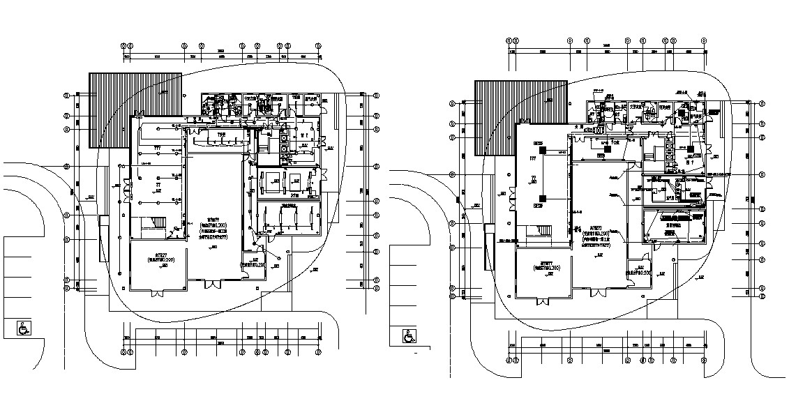 Commercial Building Floor Plans DWG File - Cadbull