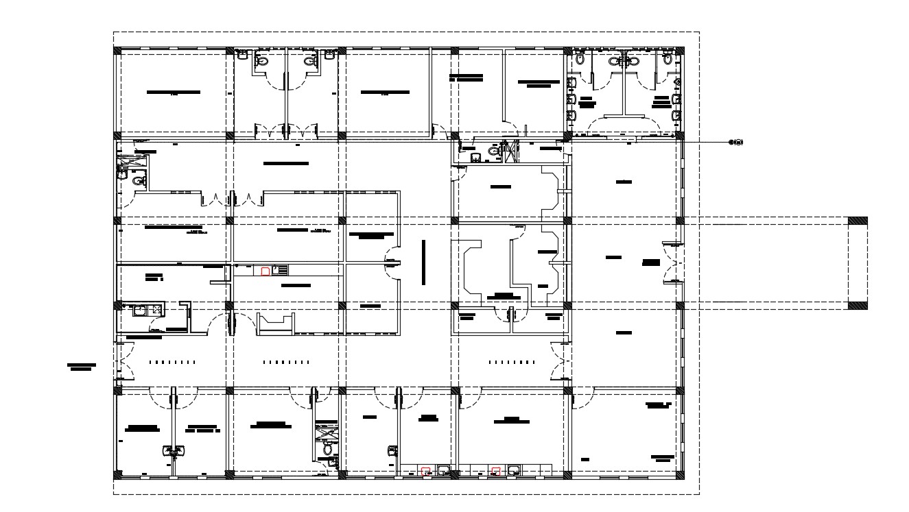 Commercial Building Floor Plans Free Download Cadbull