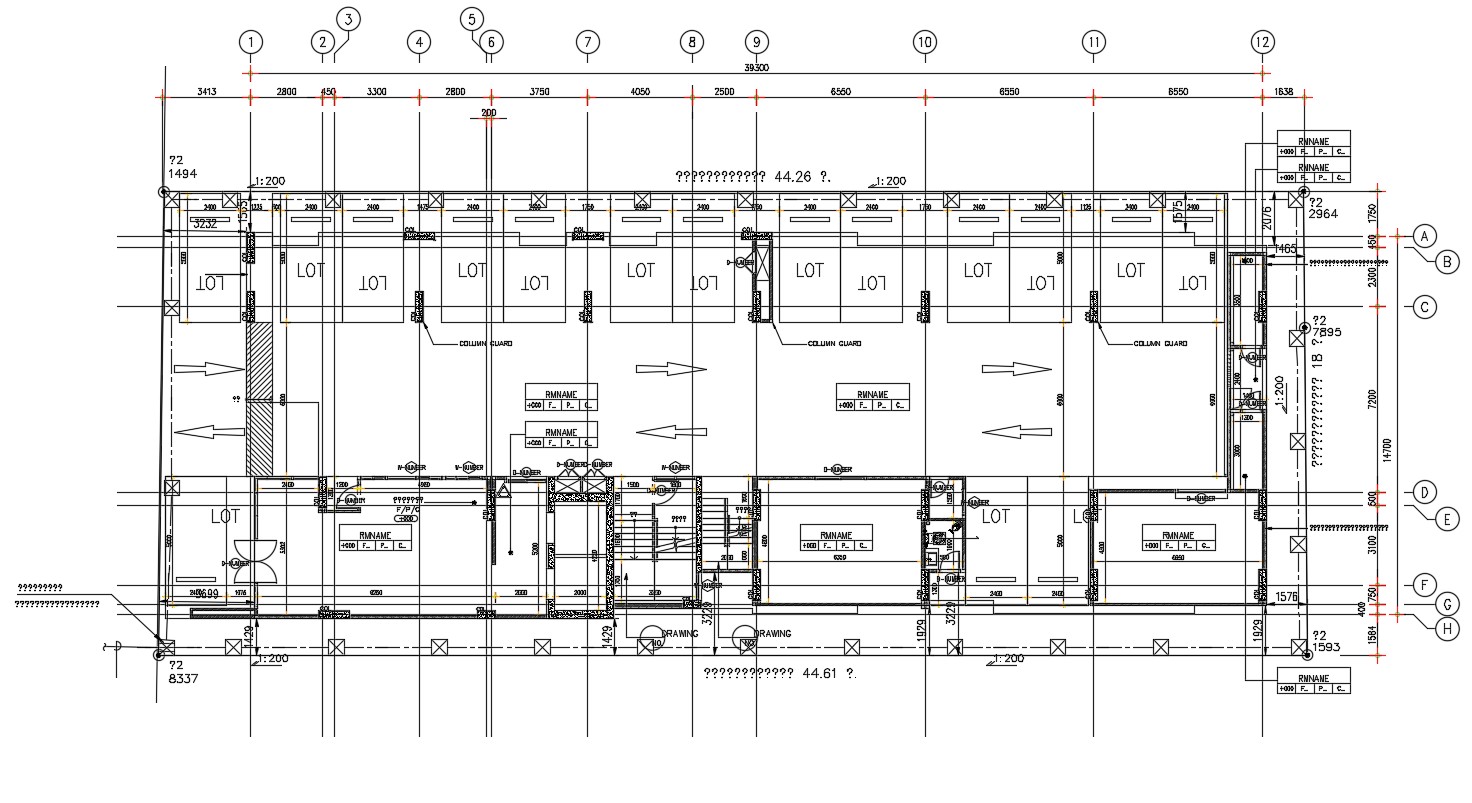 Commercial Building Plans With Dimensions Cadbull