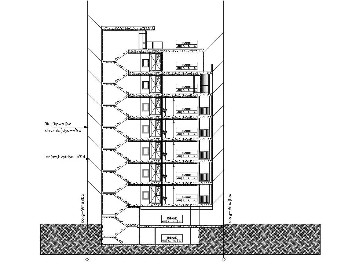 4-storey-7-apartments-building-cad-files-dwg-files-plans-and-details