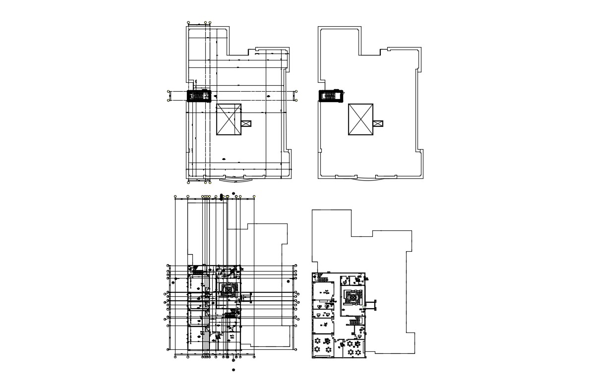 Commercial Complex Plan - Cadbull