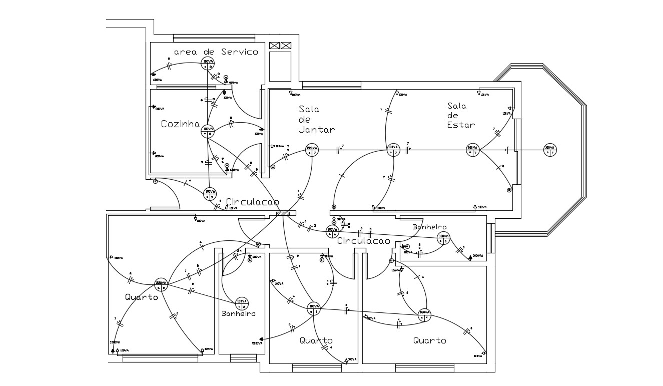 Concealed Led Lights Installation Plan - Cadbull