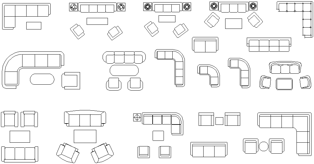 Sofa Cad Block In DWG File Cadbull   Couches And Sofas In Plan Detail Dwg File Tue Mar 2018 12 44 08 