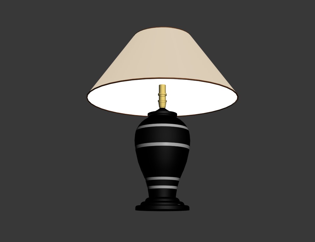 Living Room Lamp 3d Model Free Download