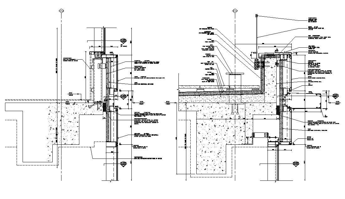 Curtain Wall Anchor System DWG File - Cadbull