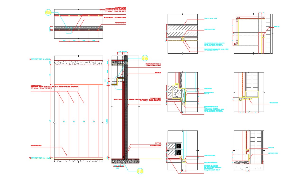 Dwg Glass Facade Elevation Interior Working Drawing Autocad File ...