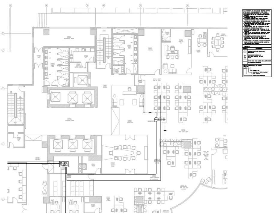 Description and detail of wireless access point layout. - Cadbull