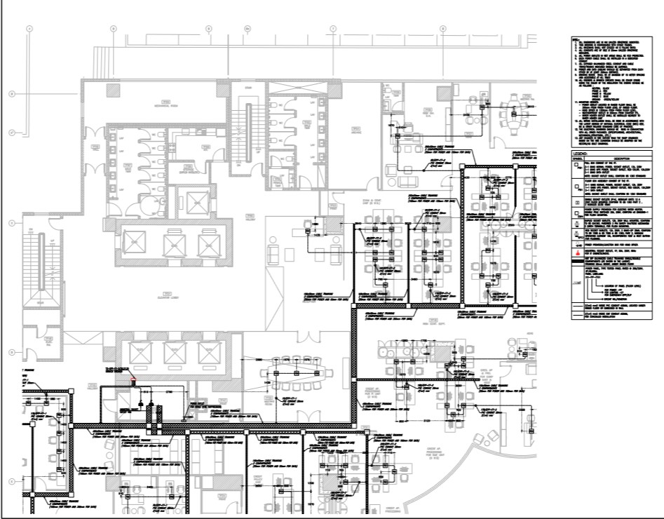 Detail Plan Of Power Layout. - Cadbull