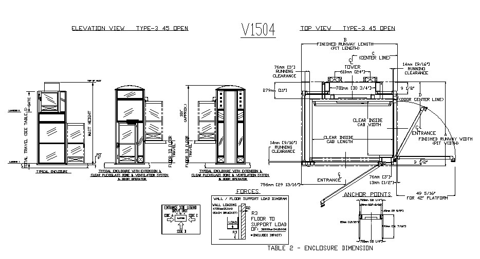 Door operator and ventilation and installation cad drawing details dwg ...