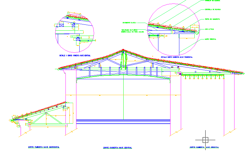 Double pitch roof - Cadbull