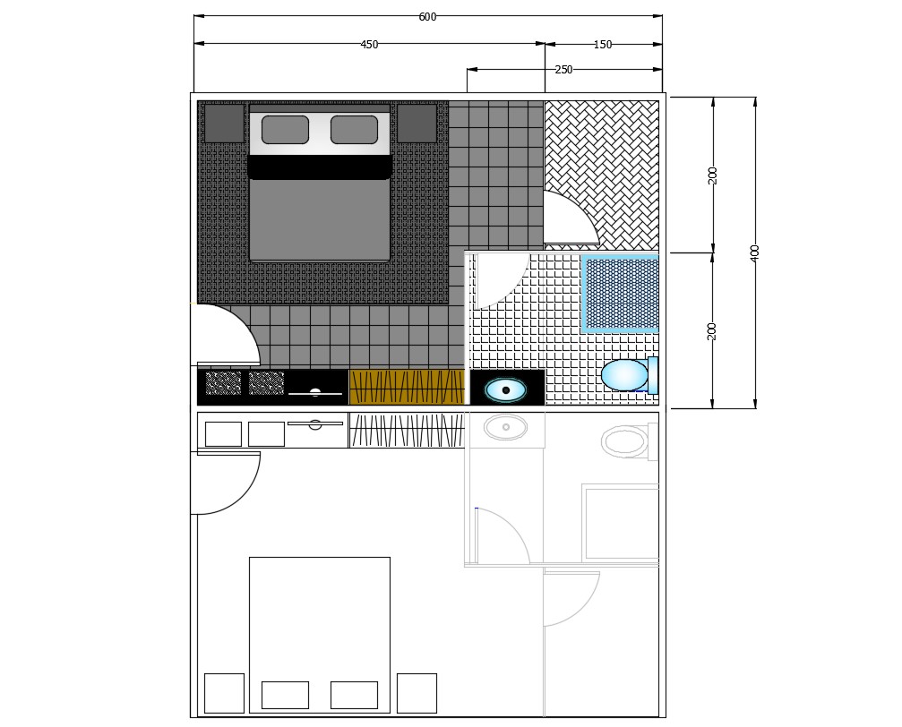 Download Bedroom Plan AutoCAD File Cadbull   Download Bedroom Plan AutoCAD File Thu Sep 2019 12 55 49 