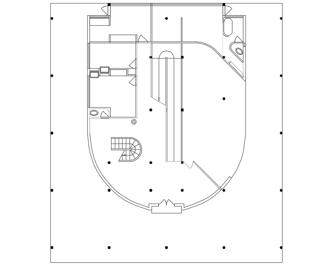 Download Bungalow  Ground Floor  Plan  Design CAD  Layout 