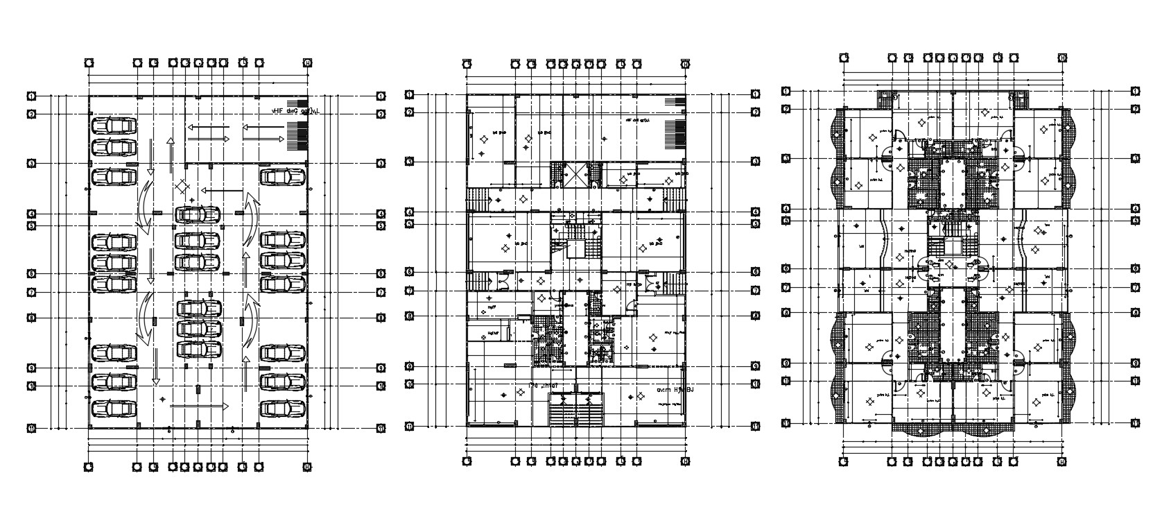 Download Commercial Building Design Floor Plans With AutoCAD File - Cadbull