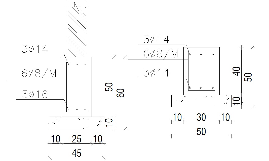 Download Free Plinth Beam Column Structure Design - Cadbull