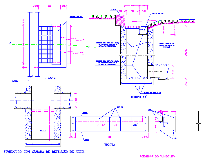 Drain Details Cadbull