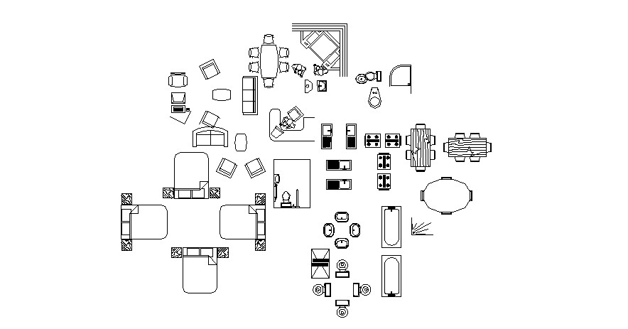 Office Furniture Cad Blocks In Dwg File Cadbull