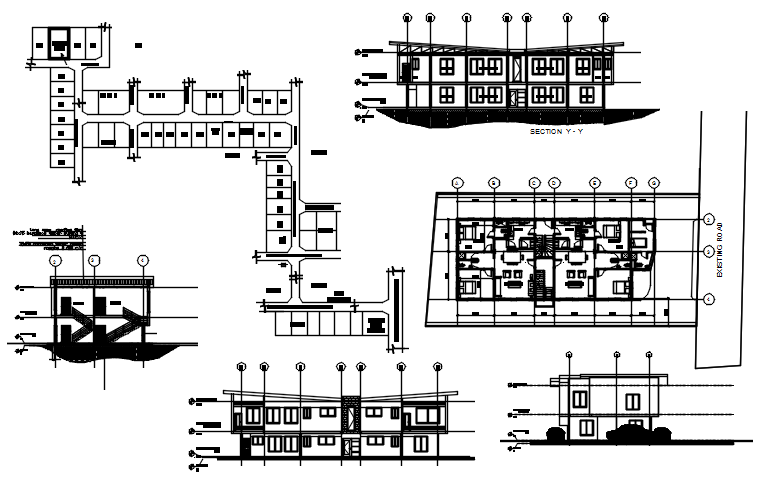  House  Plan  With Elevation  And Section In DWG  File  Cadbull