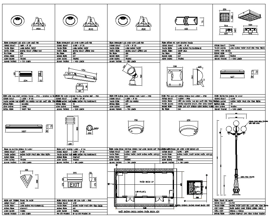 drawing-files-having-different-types-of-led-light-fixtures-details