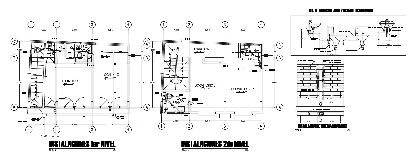 Duplex House Plans In AutoCAD File - Cadbull
