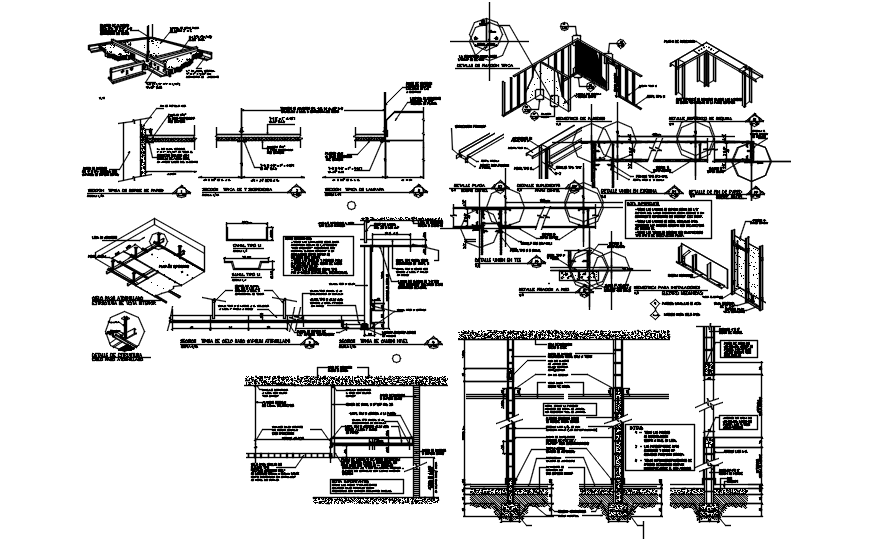 Dwg File Of Gypsum Board Detail Cadbull