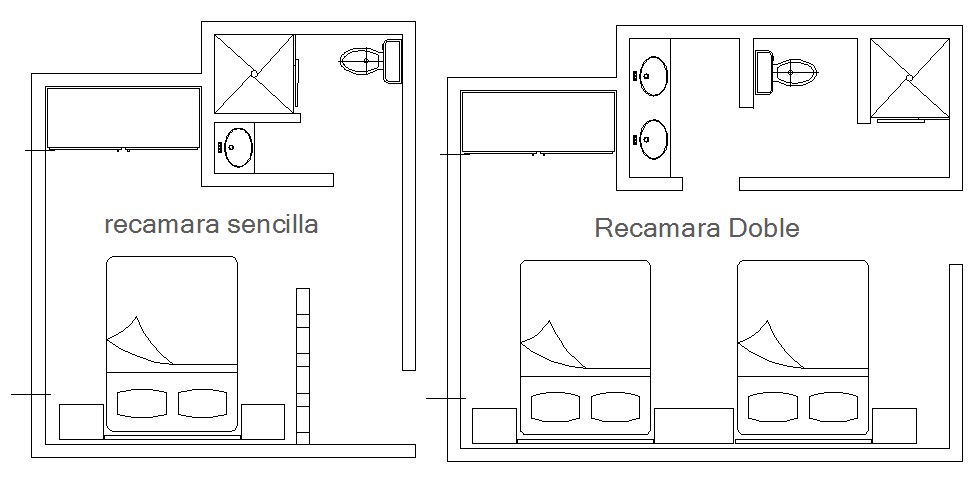 Dynamic bedroom plan and furniture layout plan cad drawing details dwg