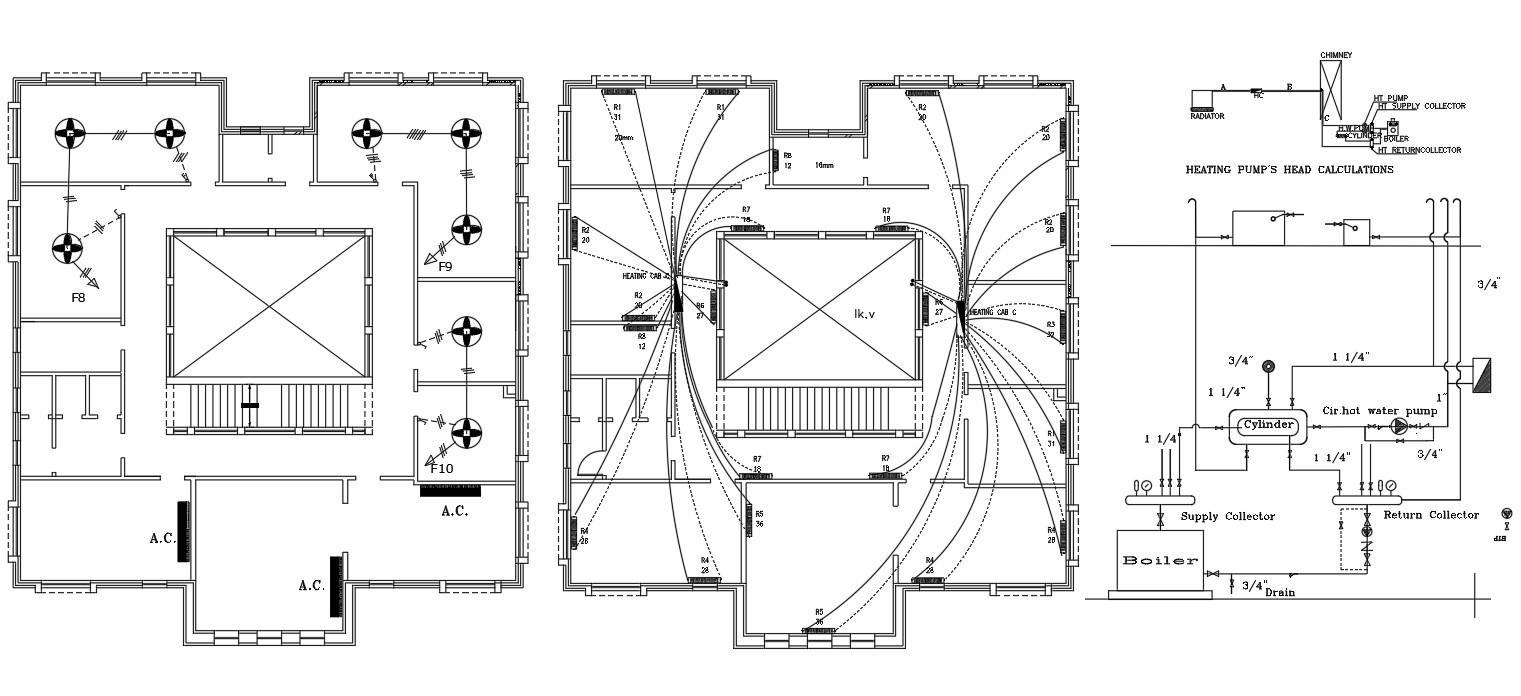 Electrical Wiring Plan Of Hostel Building Design AutoCAD File - Cadbull