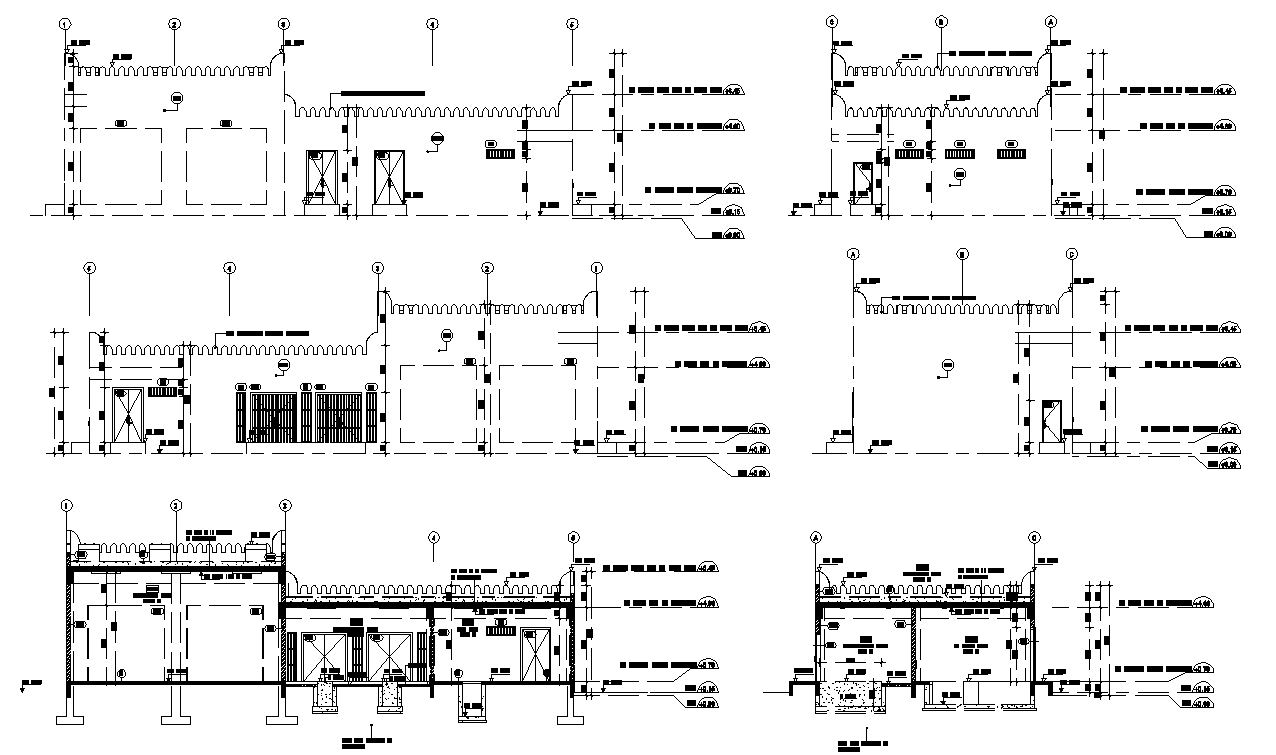 Electrical Machinery Room Section And Elevation Drawing Details Download Autocad Dwg File Cadbull