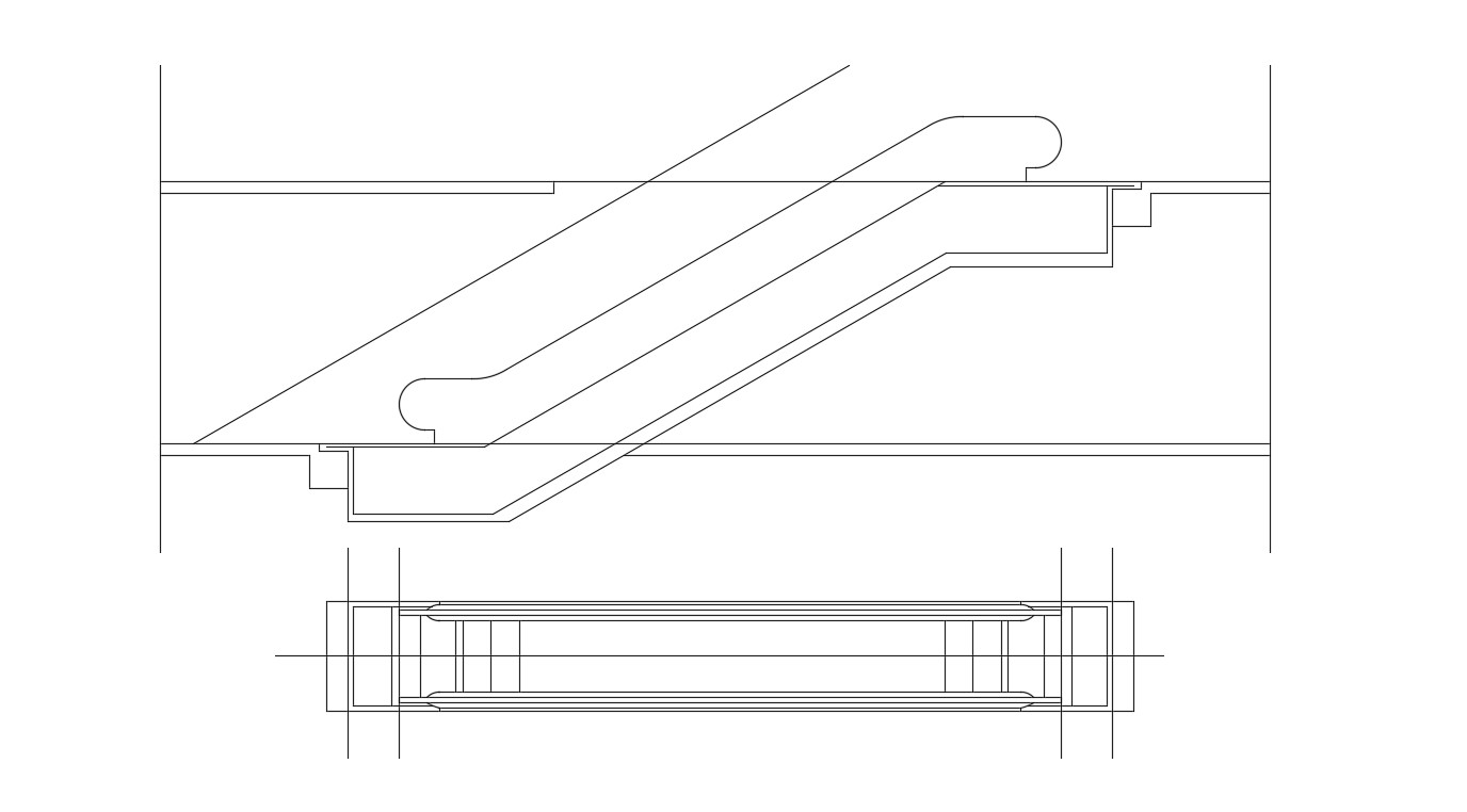 Escalator Cad Blocks In Autocad D Drawing Dwg File Cad File Cadbull ...