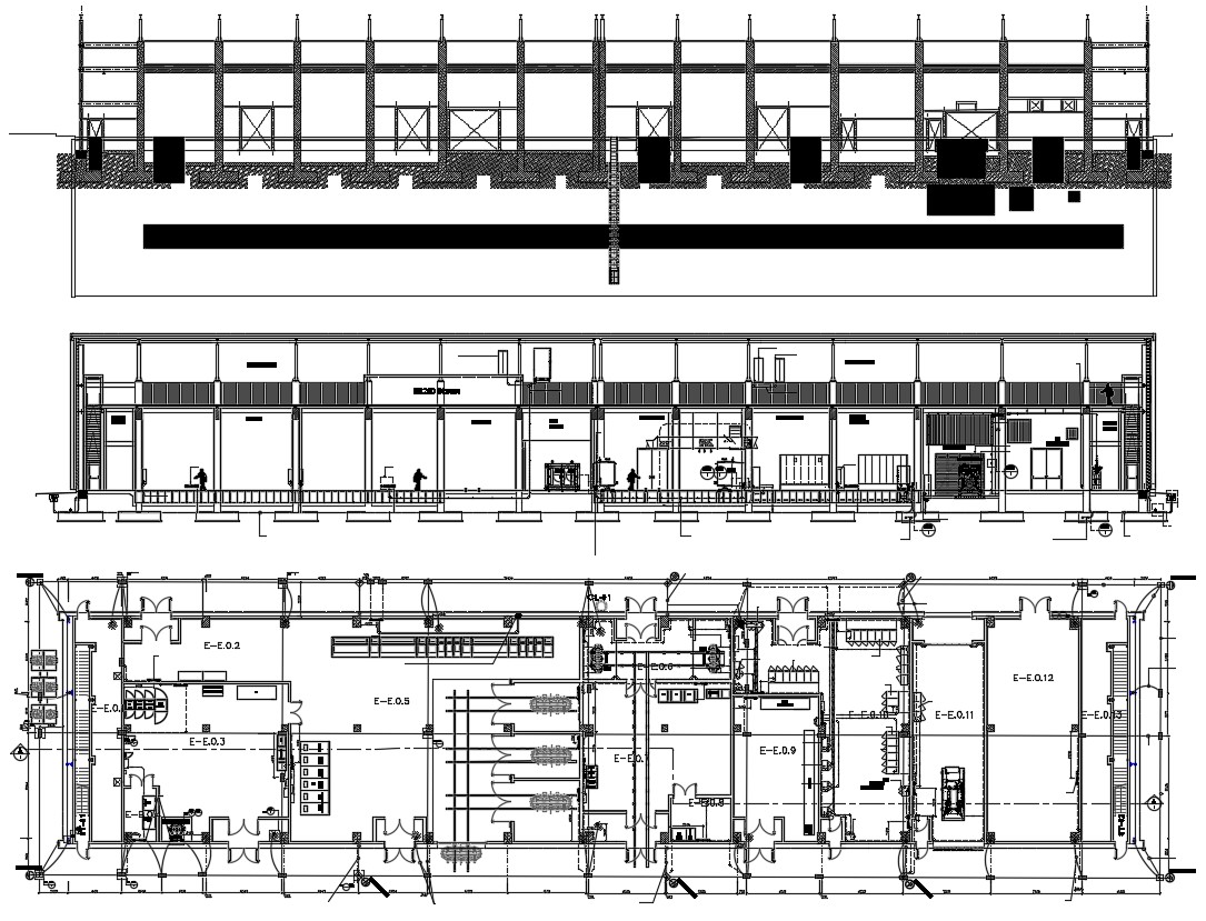 Factory plant Layout design CAD file download Cadbull