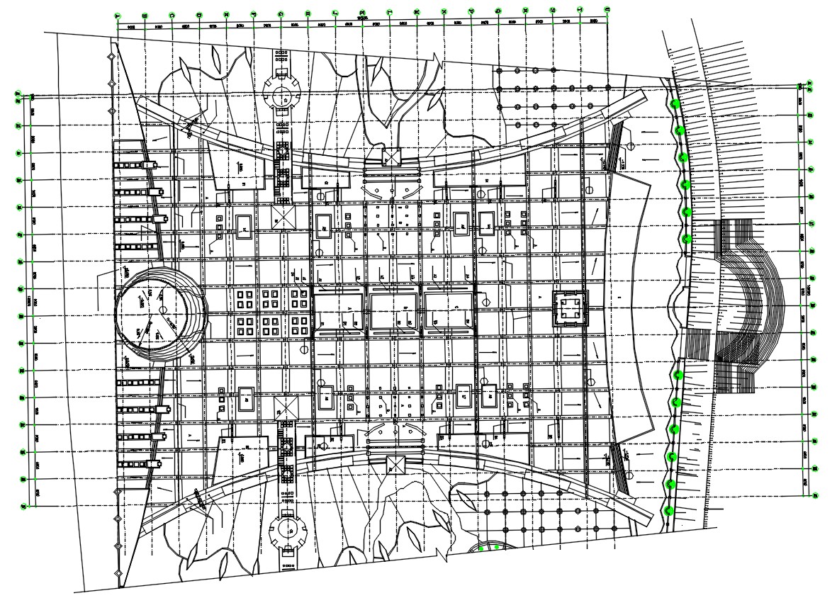 False Ceiling Building Electrical Layout Plan