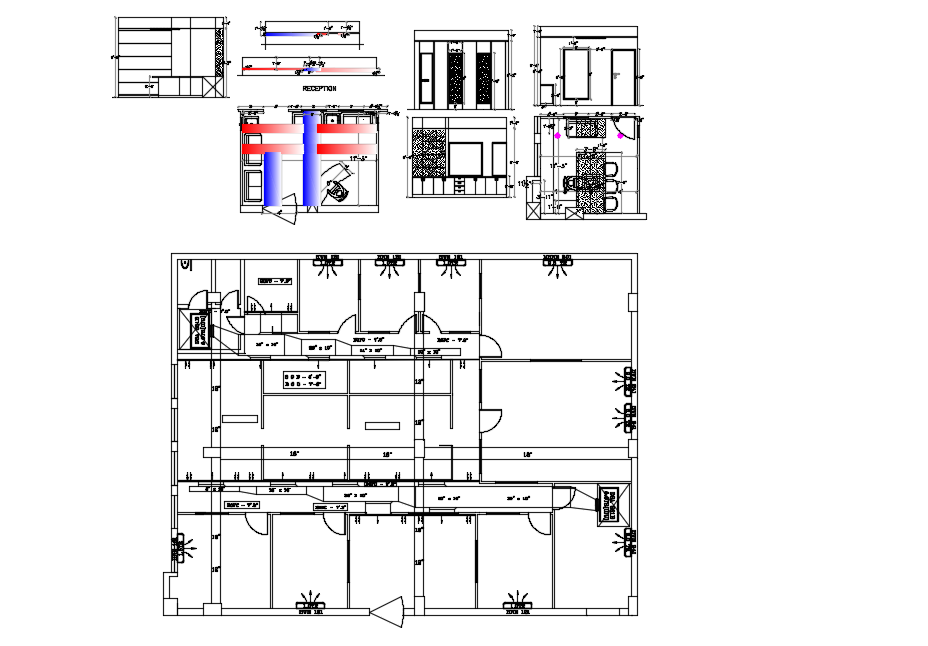 False Ceiling Design View Dwg File