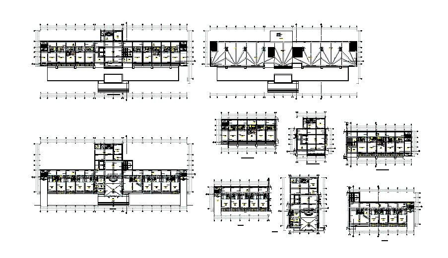 Five star hotel floors distribution plan cad drawing details dwg file ...