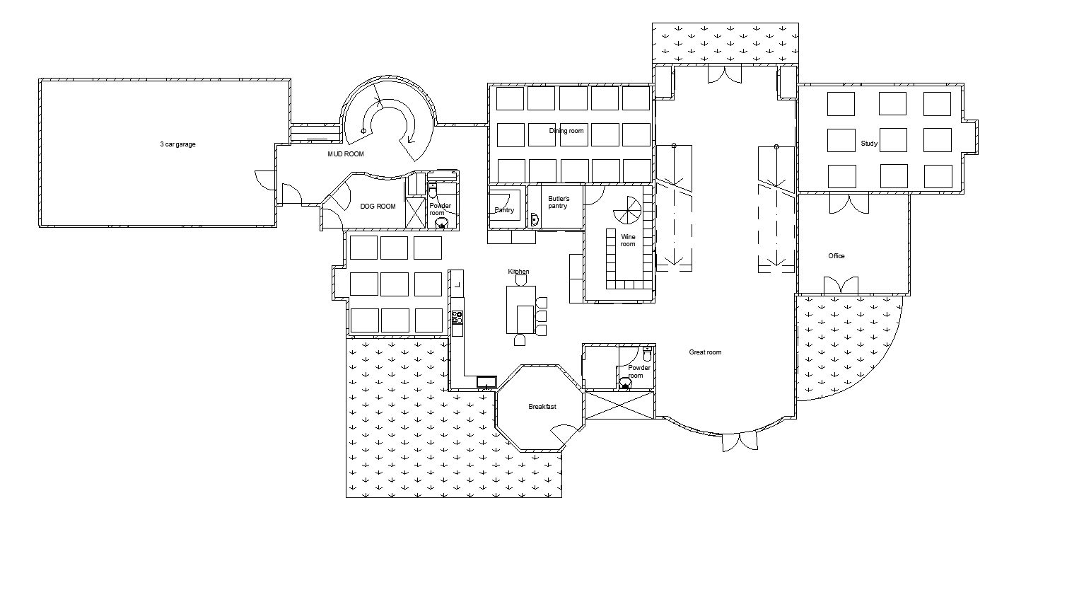 Building Floor Plans In Autocad File Cadbull