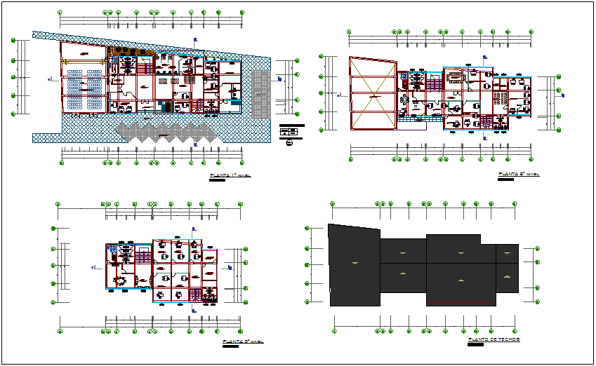 Floor plan  of municipal  building  dwg file Cadbull