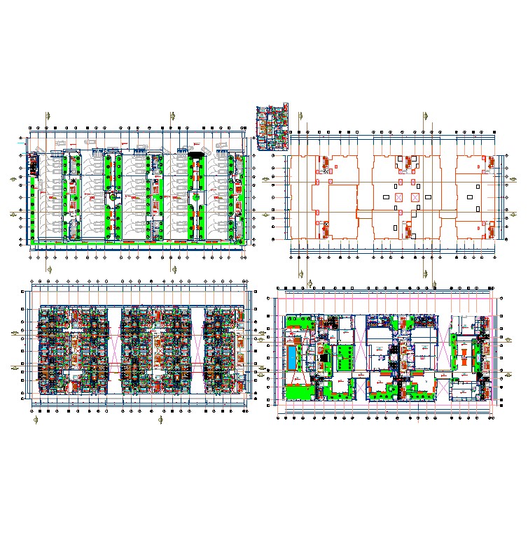 Floor plan of residential house with detail dimension in dwg file - Cadbull