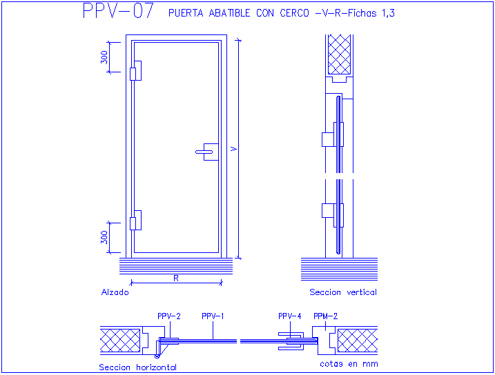 Folding Door With Coerce And Sectional View Dwg File Cadbull