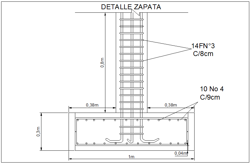 Foundation Column Connection Section Elevation View Detail Dwg File Cadbull