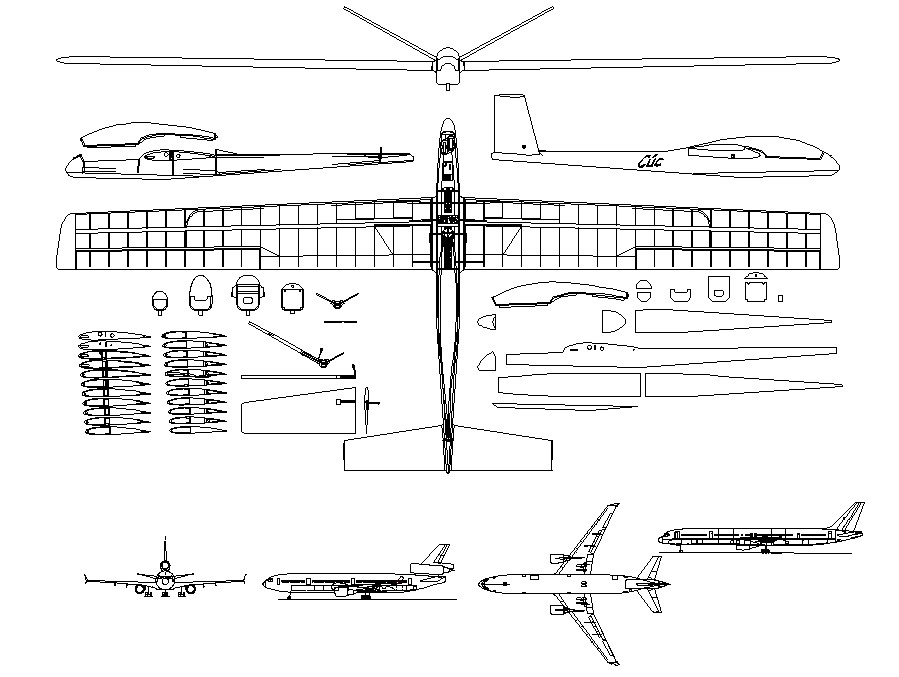 Free Aircraft CAD Blocks - Cadbull