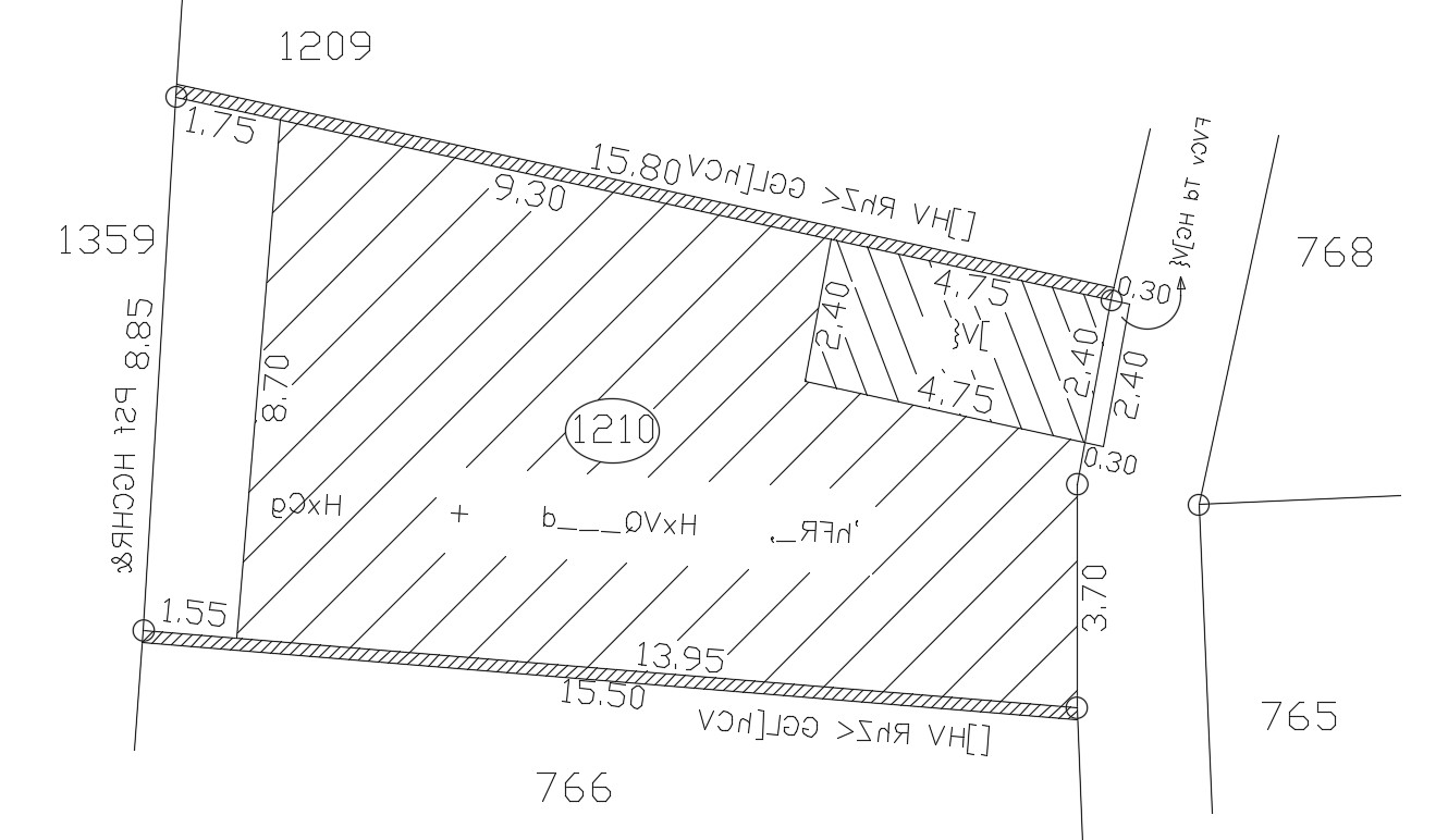 Free Download Final Site Plot with Area Measurement Drawing - Cadbull