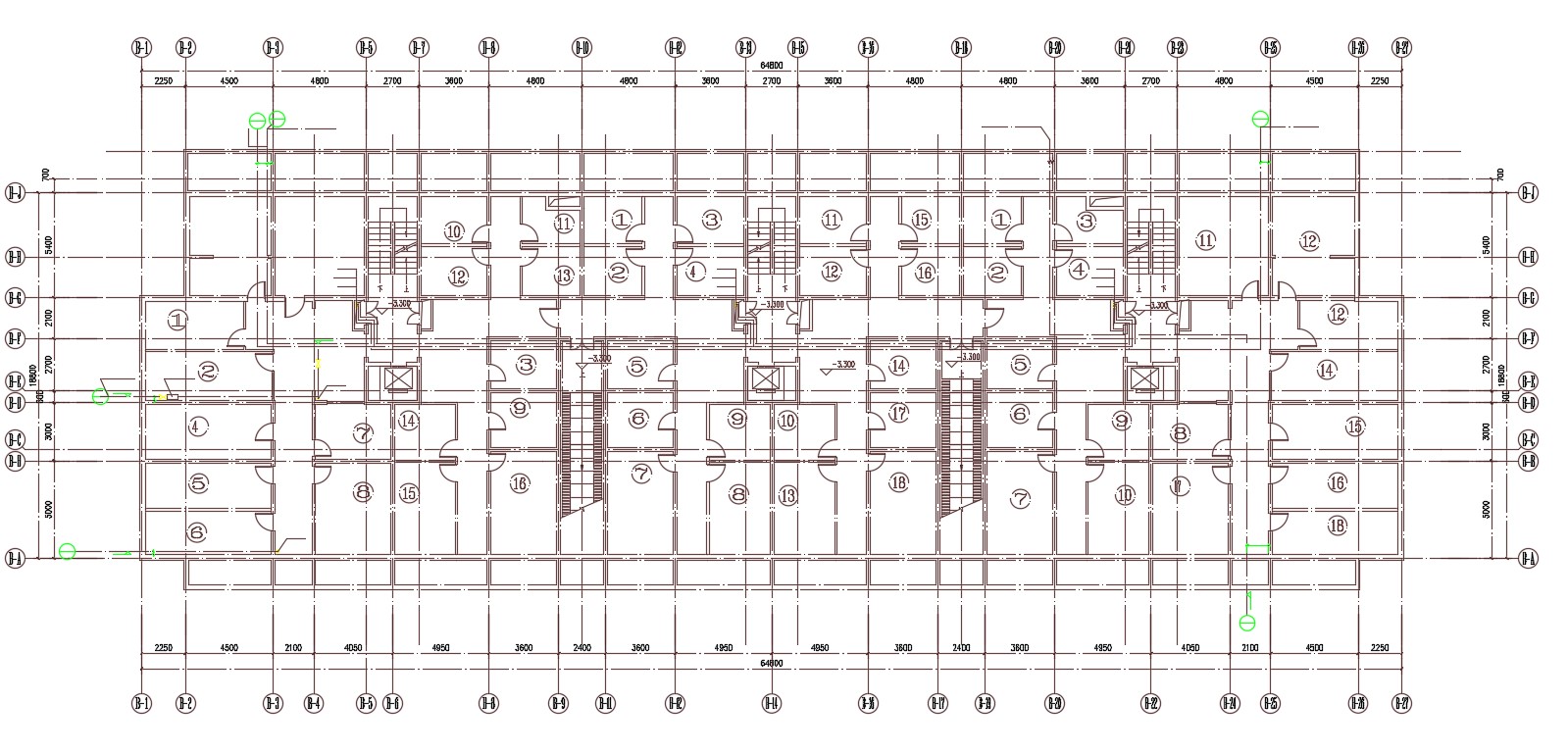 Free Download Residential Building Plans CAD File - Cadbull