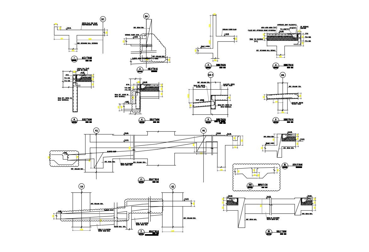 Free Download Slab Reinforcement Design Drawing AutoCAD File - Cadbull