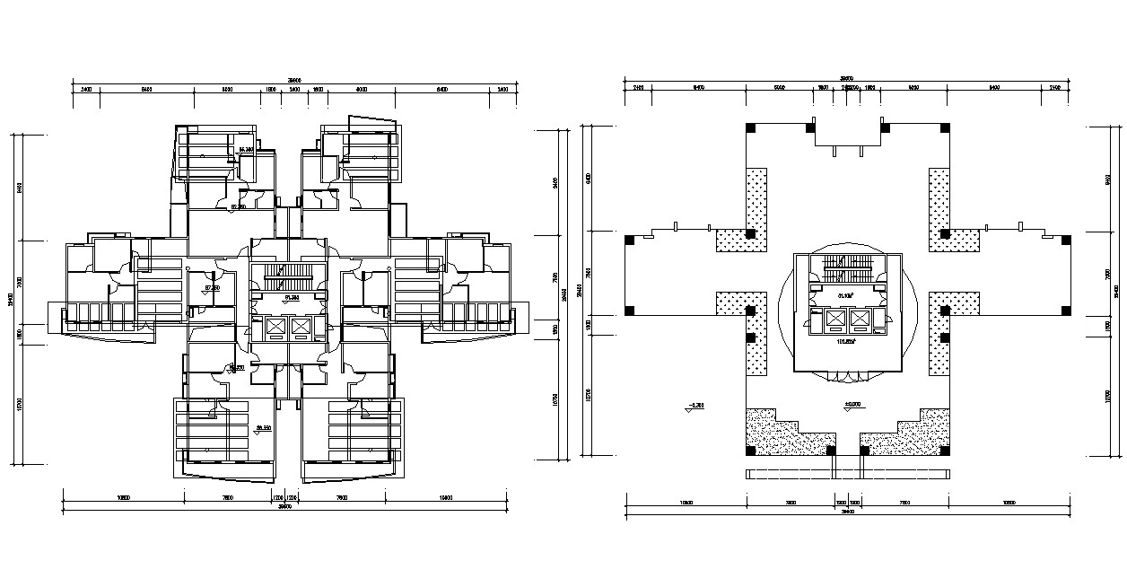 Free Download The Terrace Plan Of Apartment With Dimension AutoCAD File ...