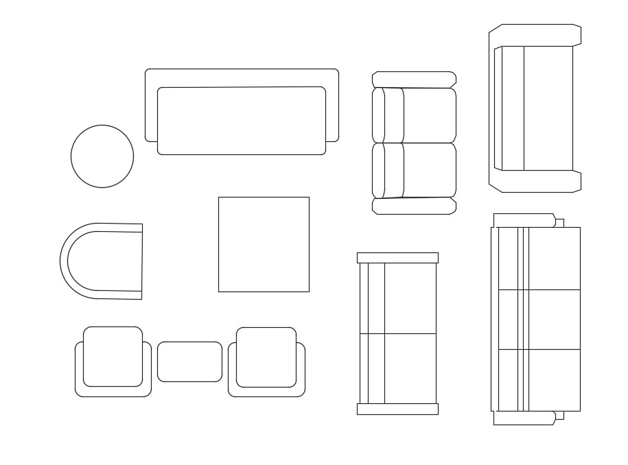 Free Furniture Sofa Cad Blocks Drawing Dwg File Cadbull