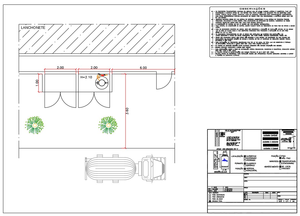 Fuel Station Layout Plan Design DWG File - Cadbull