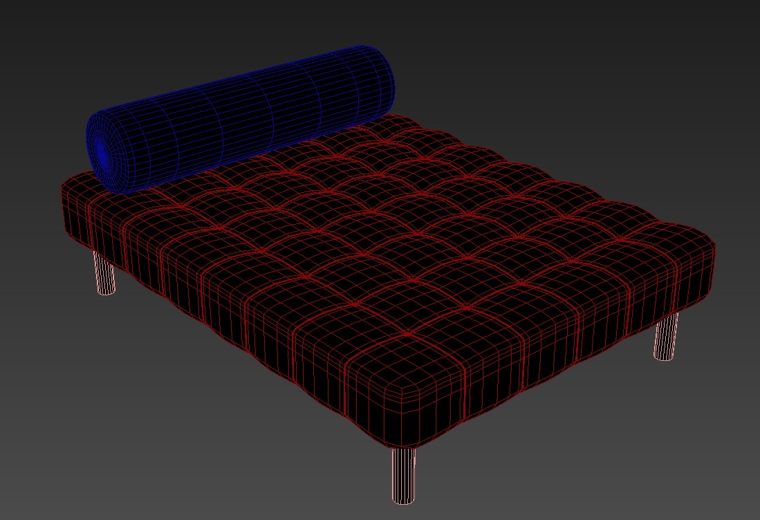 sofa bed 3ds max