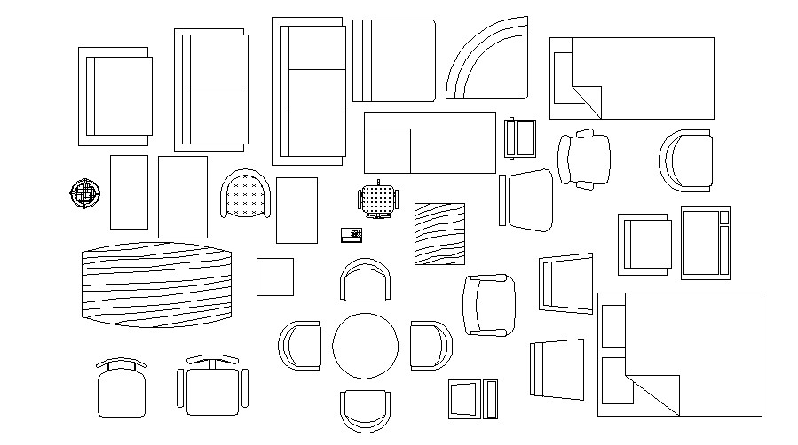 Furniture Elevation CAD Blocks - Cadbull