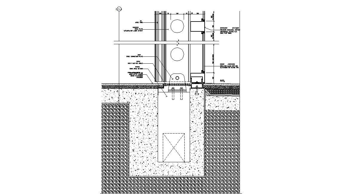 Glass Curtain Wall Floor Plan Dwg File Cadbull